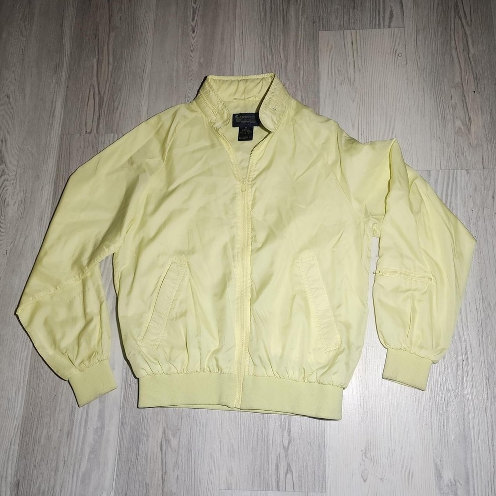 Vintage women's yellow duckster bomber jacket Size M